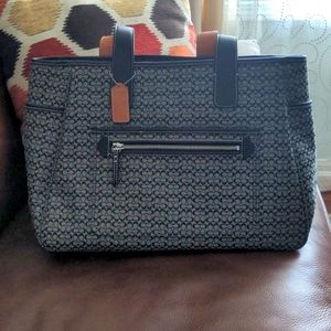 Grey Coach Shoulder Bag Tote